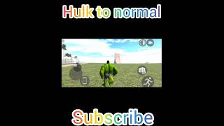 Finally I founded how to change Hulk to normal indian bike driving 3d #short#viral#viralshort#window