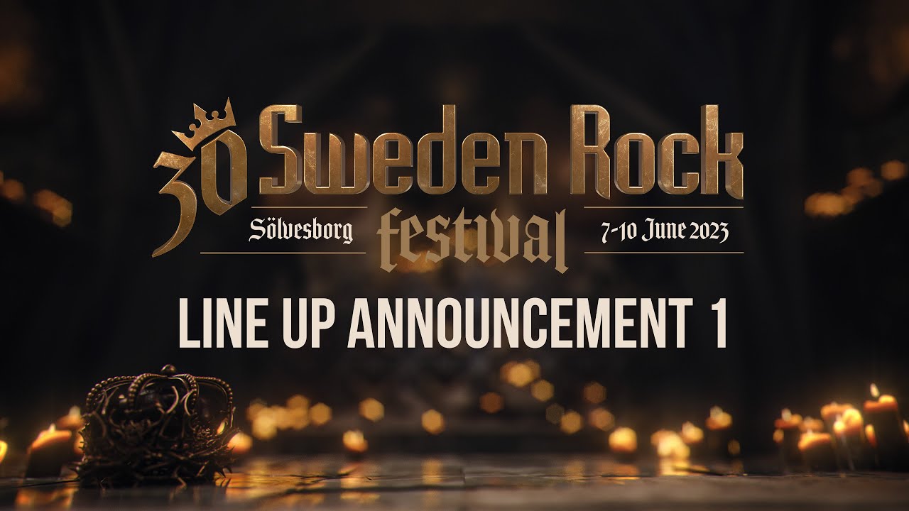 Sweden Rock Festival 2023 - Announcement 1 - YouTube