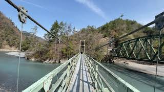 飯田線旧線廃線跡 平岡〜為栗間 遠山口駅跡地・旧十方峡トンネル・要長橋・要津第一トンネル・要津第二トンネル