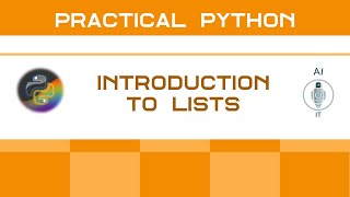 Class 9,10 Artificial Intelligence | Practical Python | Introduction to Lists