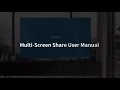 CHiQ TV Multi screen share user manual