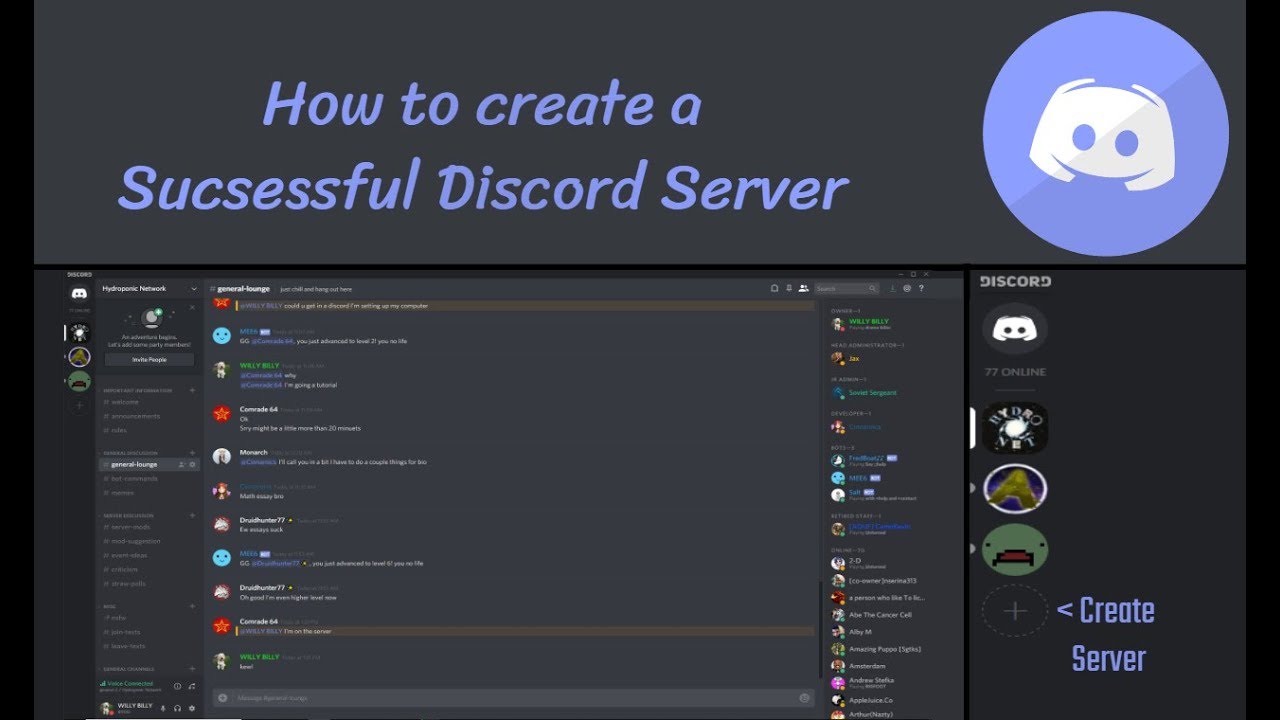 How To Make A Successful Discord Server! - YouTube