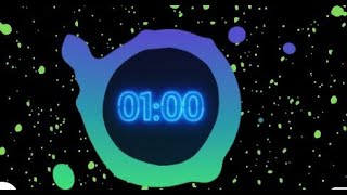 1:00 CLASSROOM COUNTDOWN TIMER with music | One Minute Timer