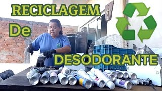 TUBINHO DE DESODORANTE , RECICLAGEM ( ALUMÍNIO)