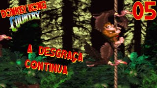 NUNCA joguei tão mal na minha vida - Donkey Kong Country #5