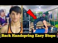 Learn How To Back Handspring Tutorial | Back Handspring In 5 Steps | back handspring step by step