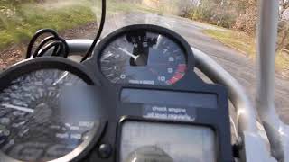 BMW R1200 GSA Air/Oil cooled POV Gear shifts.