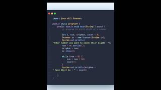 Java program to count digit of the number using while loop.