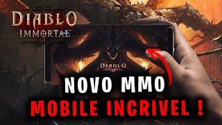 DIABLO IMMORTAL PRIMEIRAS IMPRESSÕES - MMORPG DE MUNDO ABERTO MOBILE !! JOGO TA INSANO !!