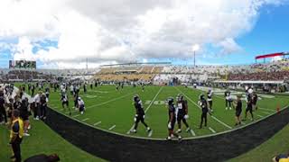 University of Central Florida UCF Wide receivers warming up 360° video