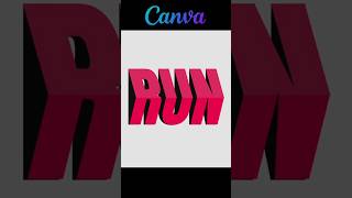 Canva Perspective Text Effect Tutorial | Easy 3D Text Trick! #canva
