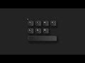 Keyboard Keys in real Neumorphism | HTML and CSS
