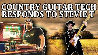 Country Guitar Tech Watches Stevie T's 