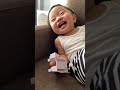 母の嘘笑いにつられて笑っちゃう1歳児 1歳1ヶ月