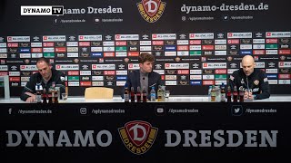 23. Spieltag | SGD - FCH | Pressekonferenz nach dem Spiel