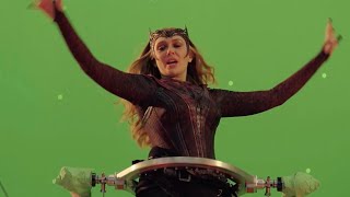 Elizabeth Olsen behind the scenes | Doctor Strange 2