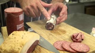 How to Slice Salami : Food Variety