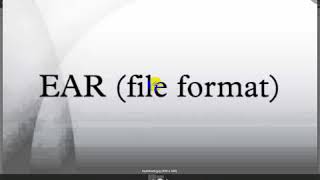 What is .ear (file format)
