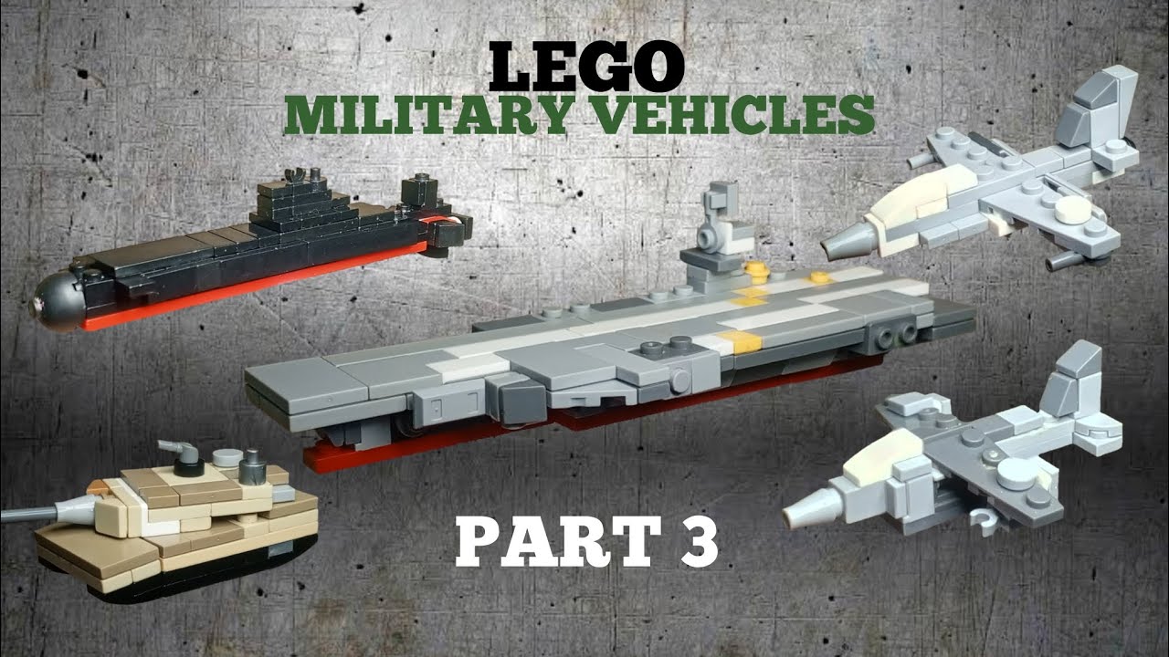 Lego Mini Military Vehicles 3 Youtube