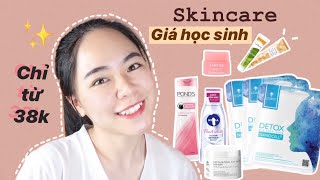 SKINCARE GIÁ HỌC SINH Từ 38k || CHĂM SÓC DA CƠ BẢN TUỔI DẬY THÌ || Thiều Huyên