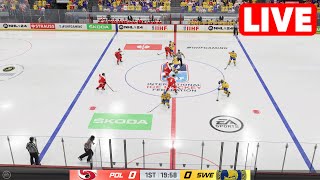 ICE HOCKEY LIVE🔴 Sweden vs Poland | 2024 IIHF World Championship - 12th May 2024 Full Match - NHL 24