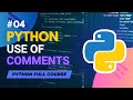 Comments in Python | Python Full Course in Hindi/Urdu - Tutorial #4