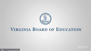 Virginia Board of Education Work Session 3/25/26