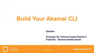 Build Your Akamai CLI