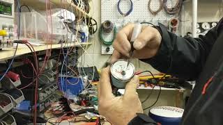 How to test the real gauge VDO Stewart Warner oil pressure ac dc marine inc gauge test