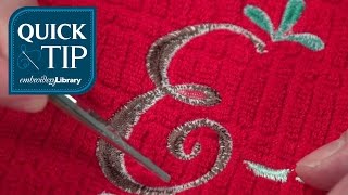 Quick Tip: Tension Troubles (Bobbin Shows on Top)