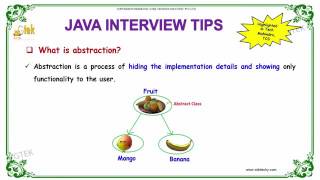 what is abstraction in java java interview questions and answers wikitechy com