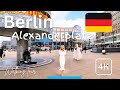 Berlin Alexanderplatz Walking Tour 4K Germany Winter 2024