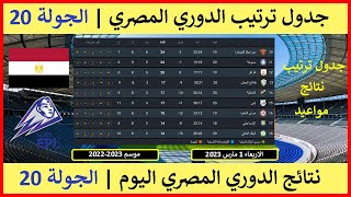 ترتيب الدوري المصري اليوم 2022/2023 | جدول ترتيب الدوري المصري | نتائج مباريات اليوم الدوري المصري