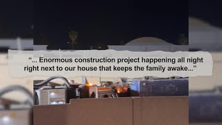 East Las Vegas residents claim construction keeps them up through the night