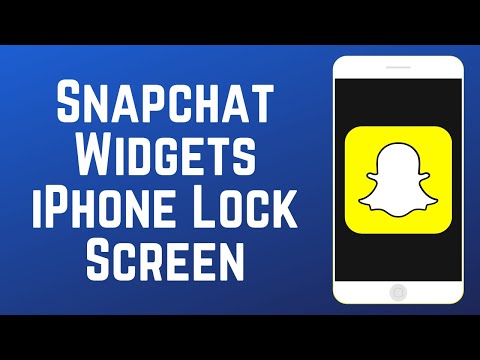 How to Get and Use Snapchat Lock Screen Widgets on iPhone