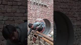 handmade iron sheet rolling machine