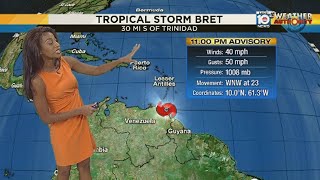 Tracking the tropics: System in Gulf of Mexico has potential