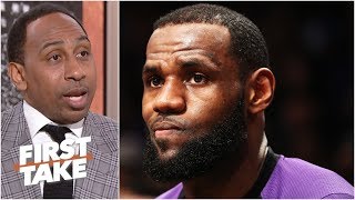 'I'm starting to get worried about LeBron James' - Stephen A. l First Take