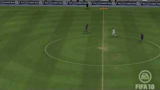 Ibrahimovic - Immense Fifa10 goal half way line scissor kick