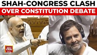 Cong Accuses Amit Shah Of Insulting Ambedkar In Parliament Speech | Winter Parliament Session 2024