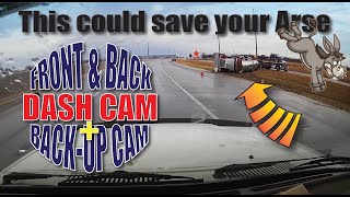 Inexpensive Dash Cam + Reverse Cam TESTED installed