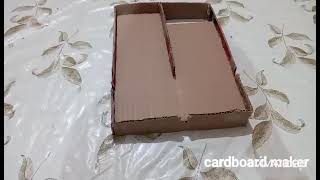 how to make a shuffleboard game with cardboard at home _ CARDBOARD MAKER