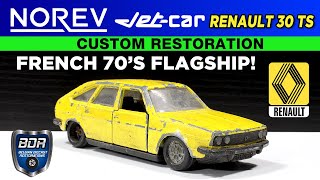 A French Flagship! Norev JetCar n°856 Renault 30 TS Custom Diecast Restoration