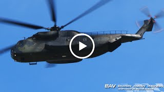 Sikorsky CH-53GA Sea Stallion - German Air Force 84+72 - flyby at Memmingen Airport