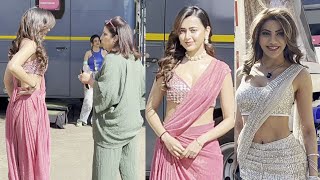 Tejasswi Prakash, Niki Tamboli \u0026 Farah Khan Spotted At Celebrity Masterchef Set