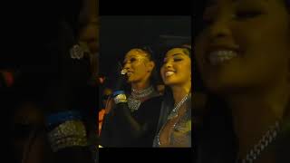 Shenseea & BIA performing Whole Lotta Money at Alpha Album Release party