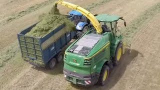 Wanderson Aerial Works Drone filming Foragers,Combines,Tractors and Machinery