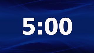 5 Minute Timer (Plain Blue) With End Alert | Springdale Public Schools