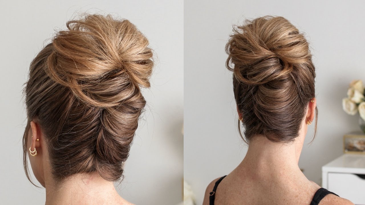 French Updo Keep Race Day Hair In Place With A Headband Braid