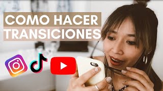 Como HACER TRANSICIONES con el MOVIL 📱 | 5 Transiciones para tus VIDEOS 😍